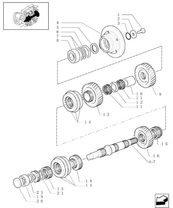 9968252 - распорка