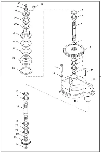 87476498 - коробка привода